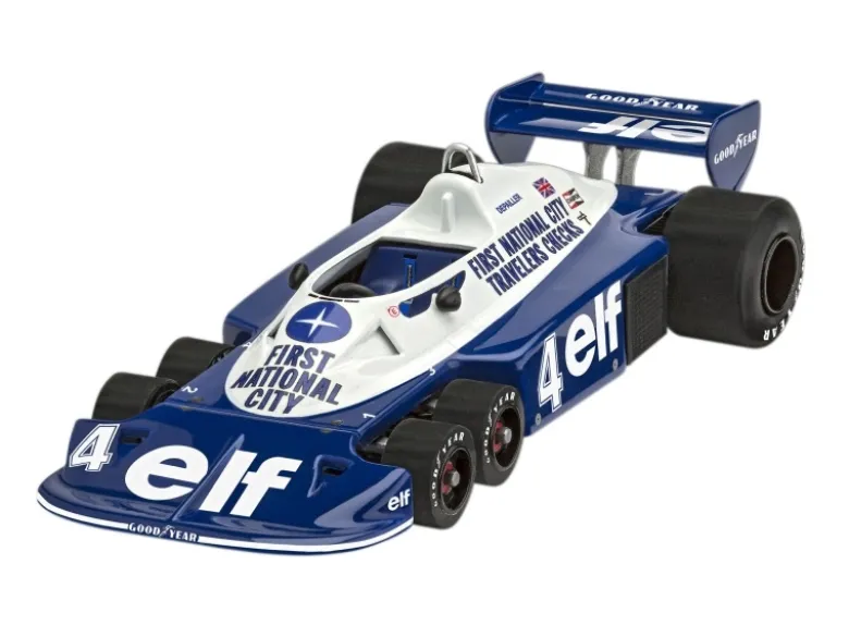 Revell 77741Starter Kit Tyrrell P34/2 6-Wheeler - Bausatz 1:32 Modellbausatz mit Basiszubehör