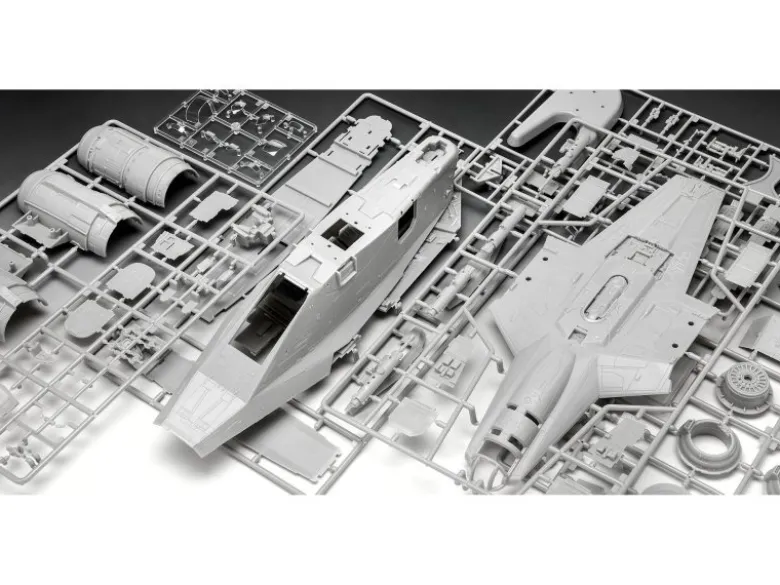 Revell 06747The Mandalorian and Grogu: Razor Crest, Modellbausatz 1:72