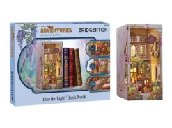 Revell 00543Tiny Adventures - Bridgerton 'Into the Light' Book Nook - Miniaturwelt aus Holz zum Zusammenbauen