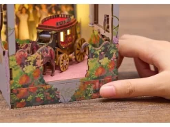Revell 00543Tiny Adventures - Bridgerton 'Into the Light' Book Nook - Miniaturwelt aus Holz zum Zusammenbauen