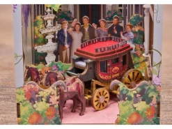 Revell 00543Tiny Adventures - Bridgerton 'Into the Light' Book Nook - Miniaturwelt aus Holz zum Zusammenbauen