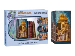 Revell 00542Tiny Adventures - Bridgerton 'The Duke and I' Book Nook - Miniaturwelt aus Holz zum Zusammenbauen