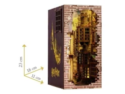Revell 00530Tiny Adventures - Harry Potter 'Diagon Alley' Book Nook - Miniaturwelt aus Holz zum Zusammenbauen