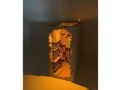 Revell 00530Tiny Adventures - Harry Potter 'Diagon Alley' Book Nook - Miniaturwelt aus Holz zum Zusammenbauen