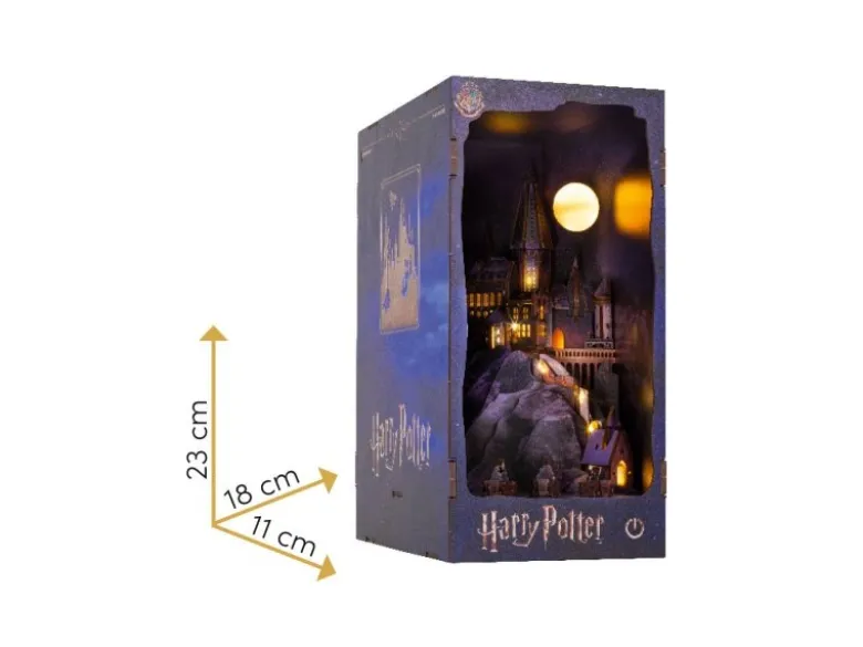 Revell 00544Tiny Adventures - Harry Potter 'Hogwarts Castle' Book Nook - Miniaturwelt aus Holz zum Zusammenbauen