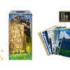 Revell 00536Tiny Adventures - Herr der Ringe 'Minas Tirith' Book Nook - Miniaturwelt aus Holz zum Zusammenbauen