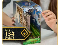 Revell 00536Tiny Adventures - Herr der Ringe 'Minas Tirith' Book Nook - Miniaturwelt aus Holz zum Zusammenbauen