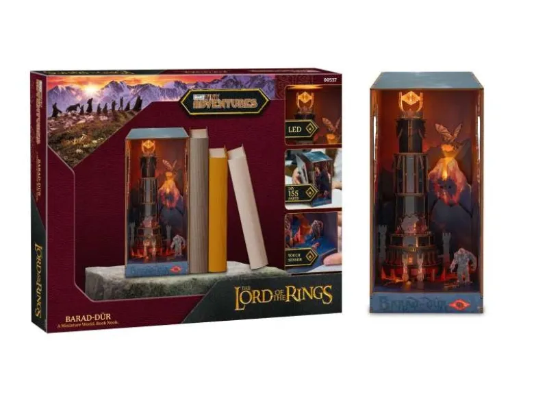 Revell 00537Tiny Adventures - Herr der Ringe 'Barad-Dûr' Book Nook - Miniaturwelt aus Holz zum Zusammenbauen