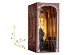 Revell 00531Tiny Adventures - House of the Dragon 'Iron Throne' Book Nook - Miniaturwelt aus Holz zum Zusammenbauen