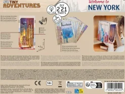 Revell 00540Tiny Adventures - 'New York' Book Nook - Miniaturwelt aus Holz zum Zusammenbauen