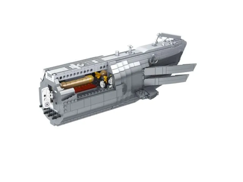 Revell 00960U-Boot 'Das Boot' - Brick System Klemmbaustein Set 1:56 6608 Teile länge 120cm