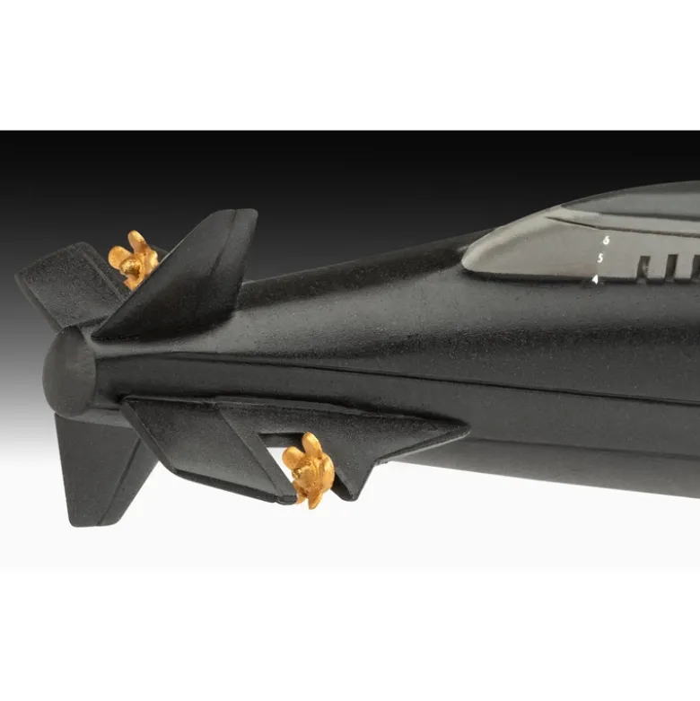 Revell 65184U.S.S. Nautilus, Modellbausatz mit Basiszubehör 1:305 inkl. Farben, Pinsel und Kleber