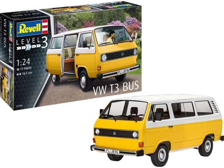 Revell 07706VW T3 Bus Plastikbausatz 1:25