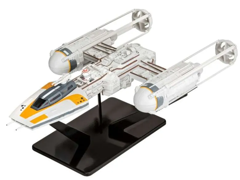 Revell 05658Y-Wing '40 Jahre Return of the Jedi' Bausatz Set 1:72 inkl. Kleber, Farben und Pinsel