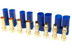 REVTEC GF-1014-001EC5 Steckverbinder Goldkontakte Stecker + Buchse (2 Paar)