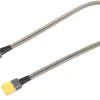REVTEC GF-1205-011Ladekabel XT60 Buchse auf XT60 Stecker, 400mm Silikon flach