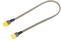 REVTEC GF-1205-011Ladekabel XT60 Buchse auf XT60 Stecker, 400mm Silikon flach