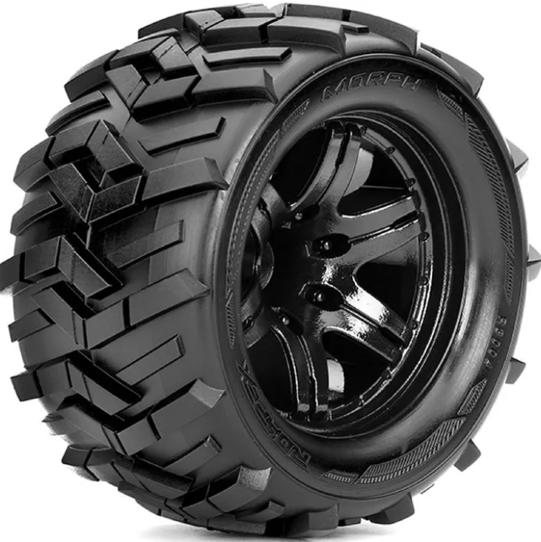 Roapex R3004-B2Morph Reifen auf Felge 1/2 Offset für 1/10 Monster Truck