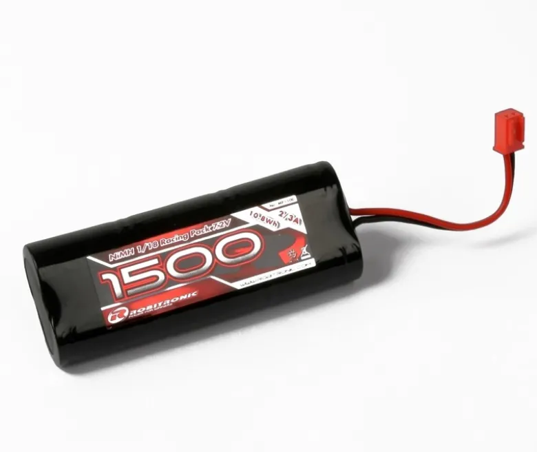 Robitronic MP1500NiMH Akku 1500mAh 7,2V Stick Pack 2/3A 1/18