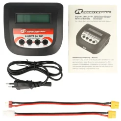 Robitronic R01012Expert LD 60 Ladegerät LiPo 2-4s 6A 60W NiMH Pb Mit Ladekabel T-Plug/Tamiya Lipo mit XH Anschluss