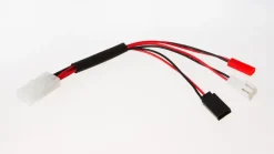 Robitronic R19005Ladeadapter Kabel (Tamiya ->Futaba/BEC/Micro) Adapter für Empfängerakkus etc.
