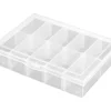 Robitronic R14032Sortierkasten 10 Fächer variabel 134x100x29mm