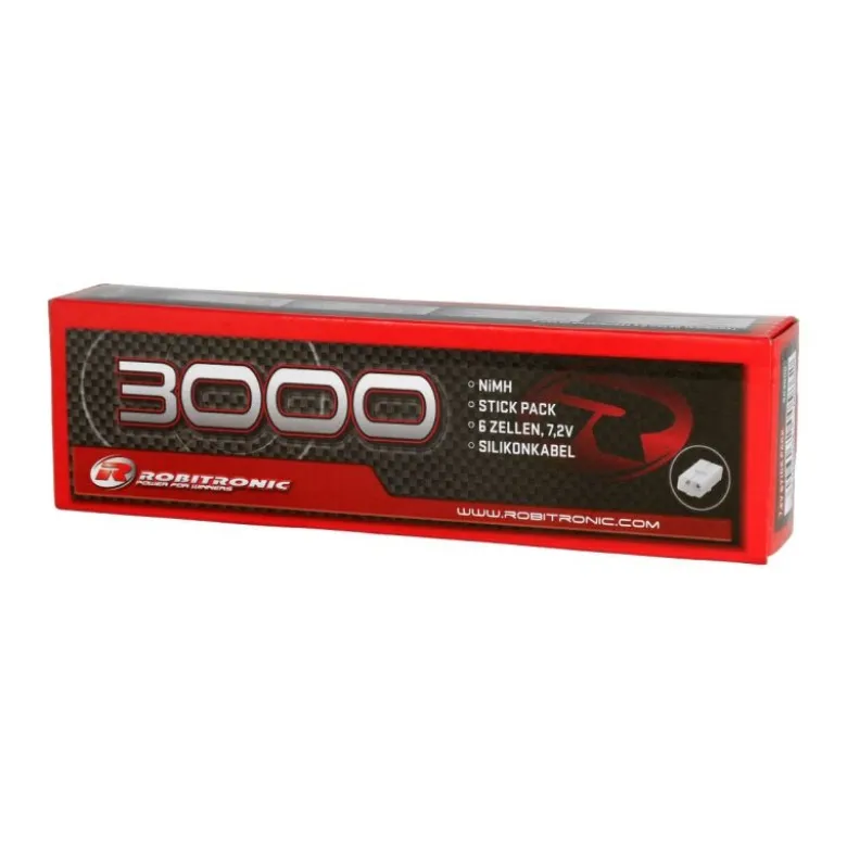 Robitronic SC3000NiMH 7,2V, 3000mAh, Stick Pack