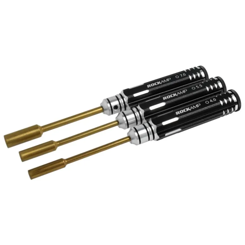 Rockamp RA50330Werkzeugset 11-teilig HSS-Titan-Beschichtung inkl. Tasche