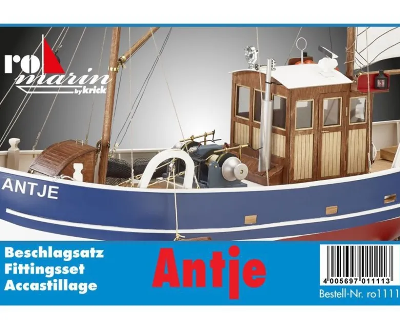 romarin by Krick ro1111Beschlagsatz mit Netz für Fischkutter Antje