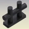 romarin by Krick ro1345Doppelkreuzpoller 28X8 mm (6 Stück)
