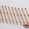 romarin by Krick ro1512Relingstütze 34mm 2 Durchzüge (10 Stück)