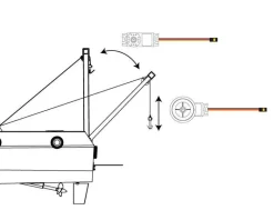 romarin by Krick ro1537Sonderfunktionssatz für Schiffsmodellbausatz Paula