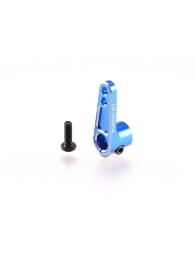 RUDDOG RP-0087Aluminium Offset Servo Horn 25T blau