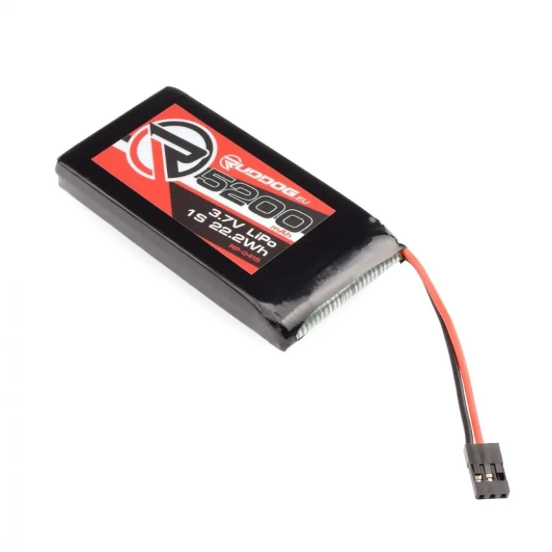 RUDDOG RP-0415LiPo Senderakku 3,7V 5200mAh für Sanwa M-17