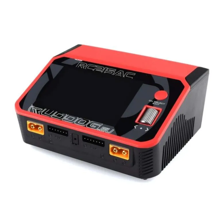 RUDDOG RP-0417RC215AC Dual Ladegerät AC/DC, 1-6S LiPo, 0,1-15A 350W/Kanal