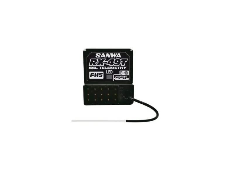 Sanwa 107A41433ARX-49T Empfänger SXR-SSL wasserfest, Surface CH4 2.4GHz FH5