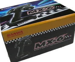Sanwa 101A32571BMX-6 DRY 3CH Fernsteuerung 2,4GHz FHE + 2x RX-391W Empfänger