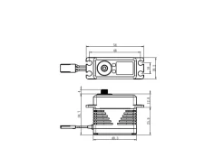 Savöx SB-2290SGSB-2290SG Brushless HV Digital Servo 0,13sek / 55kg
