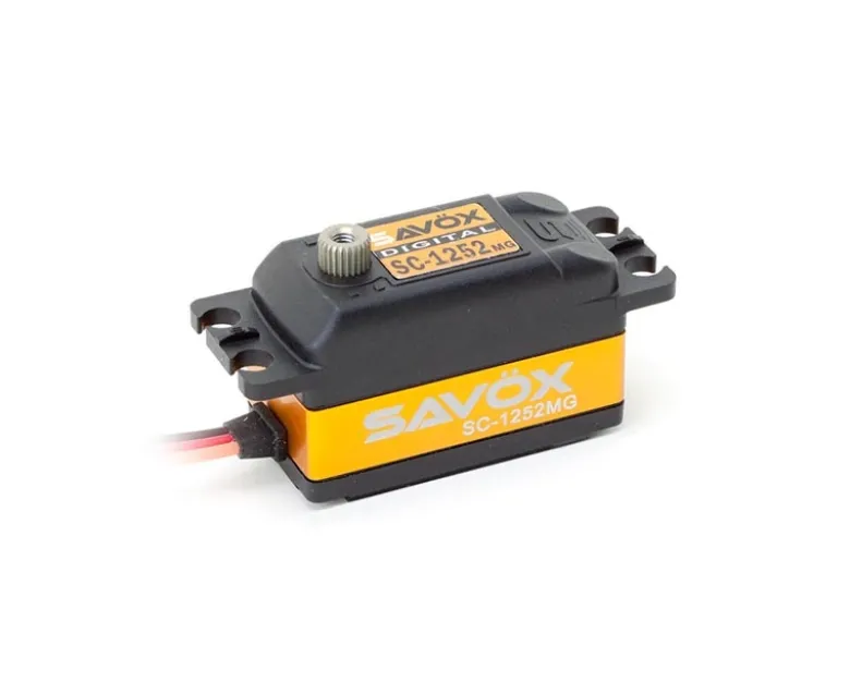 Savöx SC-1252MG+SC-1252MG+ Low-Profile Digital Servo mit Softstart