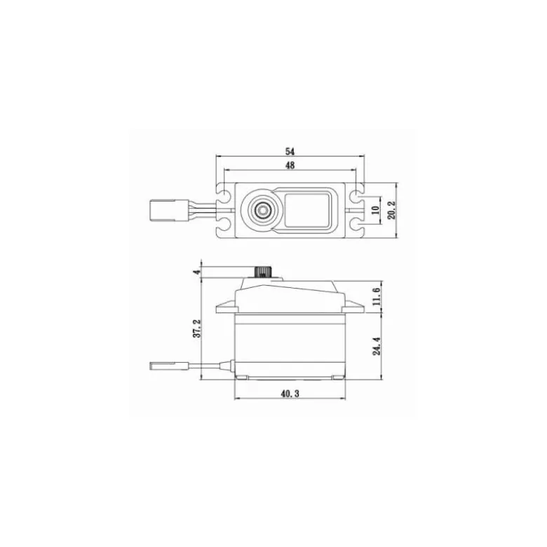 Savöx SC-1256TG+SC-1256TG High Torque Digital Servo 20kg/0,15sek. Softstart