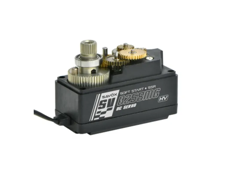 Savöx SV-0258MG+Low Profile Digitalservo HV bei 7,4V: 0,11 sec / 8 kg