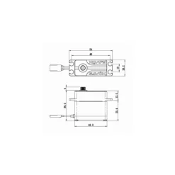 Savöx SV-1280SGSV-1280SG Digital HV Servo 45kg/0.14sek bei 7,4V
