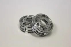 ScaleArt 74000406Chrom Felge schmal für Tamiya -Scale drive- Kompatibel mit Tamiya 1:14 Trucks