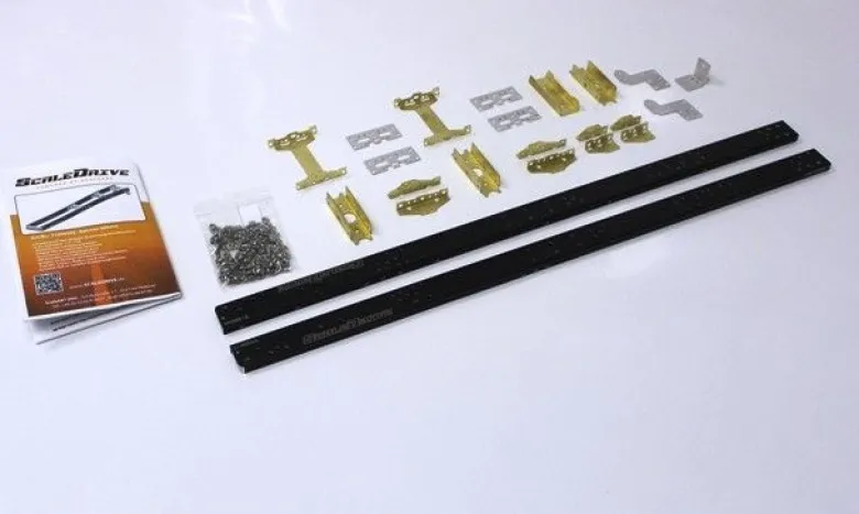 ScaleArt 71000302Rahmen Set 488mm -ScaleDRIVE- Kompatibel mit Tamiya 1:14 Trucks