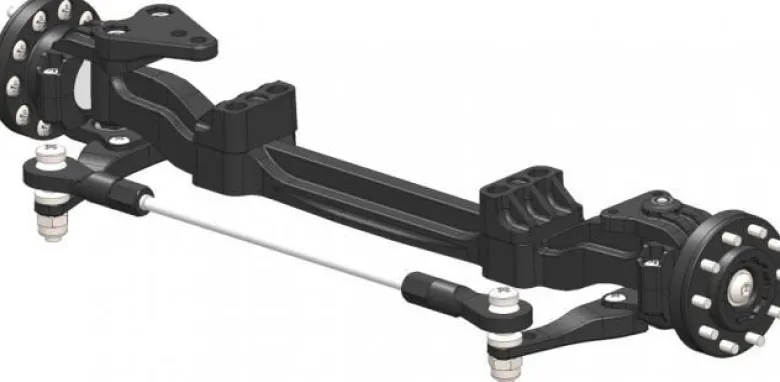 ScaleArt 71000315Vorderachse nicht angetrieben -ScaleDRIVE- Kompatibel mit Tamiya 1:14 Trucks