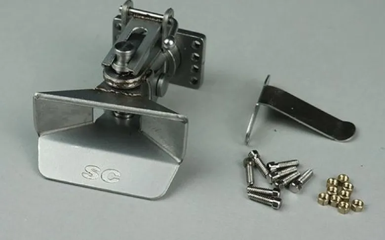 ScaleClub 50198Anhängerkupplung Edelstahl für 1/14 Truck