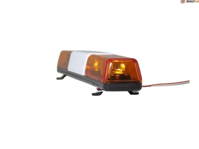 ScaleClub 50445Leuchtbalken gelb mit 4x beweglichen Reflektor 1:14