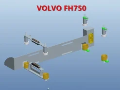 ScaleClub 50440Magnet-Verschluss m. Batteriehalter f. Dach VOLVO FH750 1:14
