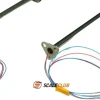 ScaleClub 503921:14 Seitenbegrenzungsleuchten gelb, Halter aus V2A, Paar
