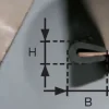 Simprop electronic 1023136Cockpitgummi für Kanten bis 1mm (1 Meter lang)